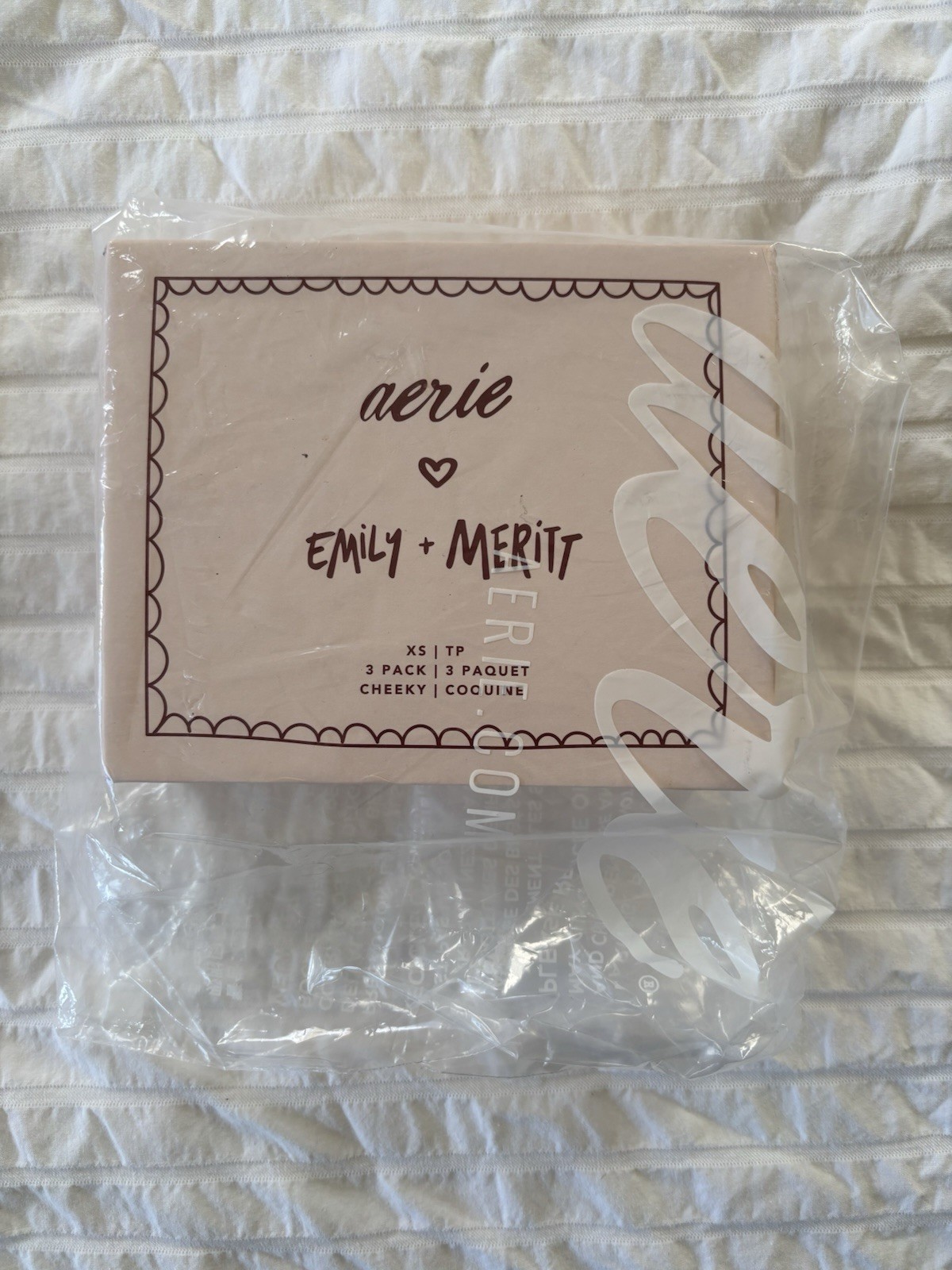 Aerie x Emily + Meritt Weekend Cheeky Underwear Multipack Size XS