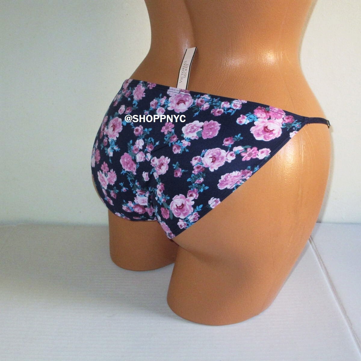 Victoria Secret Love Cloud String Bikini Panty S M L Smooth Floral Adjustable