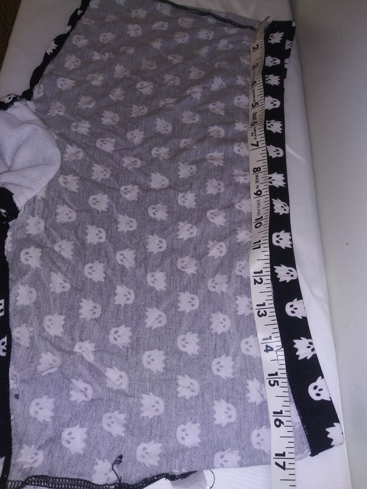 Knotty Knickers Halloween Ghost Black Boy Shorts Size XXL