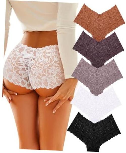 Sexy Medium 5 Pack-black*1 White*1 Mocca Grey*1 Brick Yellow*1khaki*1