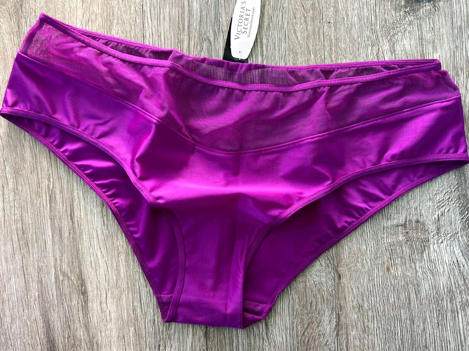 Vintage Victorias Secret Sexy Silky Smooth Satin Panties L NWT