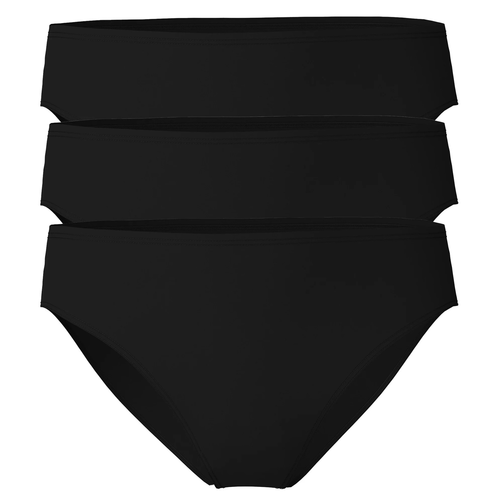 CALIDA Women’s Briefs 3 Pack – Essential Cotton, Regular Cut, Jersey, Solid…