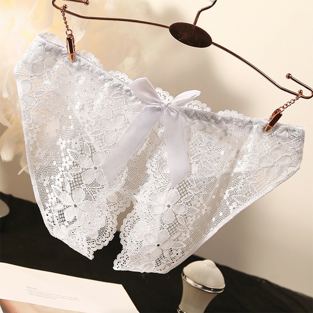 Briefs Womens Panties Womens Open Crotch Panties Briefs Pearl See Floral Fashion