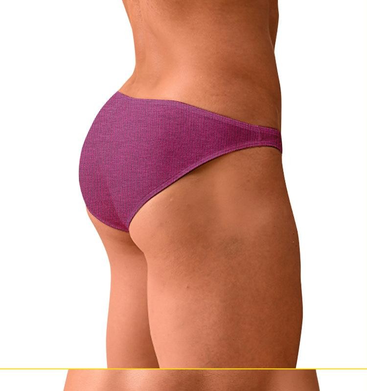 Fashion Solid Simple Low Waist Briefs Valentine’s Day Gft Cotton Underwear Thong