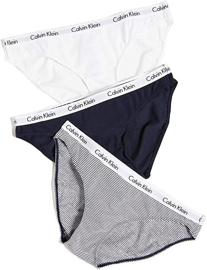 Calvin Klein L120716 Underwear Carousel 3-Pack Bikini Women’s Size M