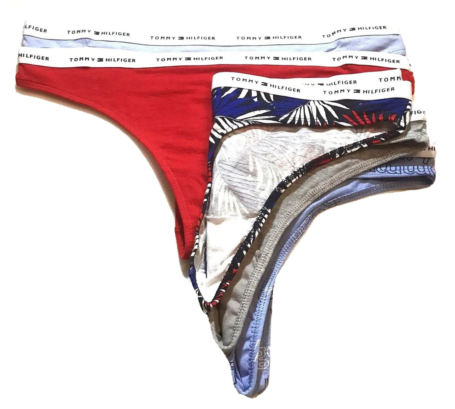 Tommy Hilfiger -XLG- Thong Women’s Cotton Panties – 5 Pack – See Description