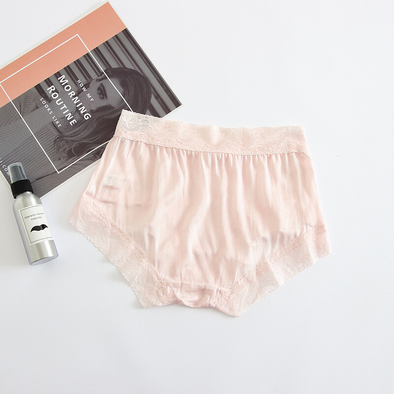 3 Pairs Seamless Underwear Luxury Nature Silk Breathable Briefs Knicker Panties