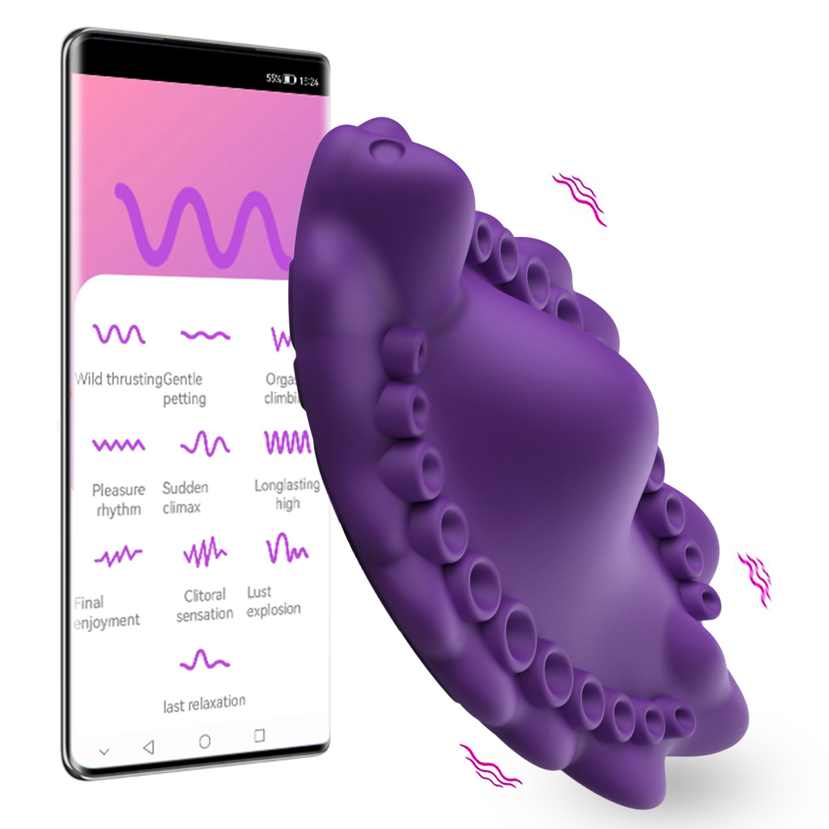 Wireless Bluetooth Remote Control Vibrating Sexy Lace Panties For Women Strap