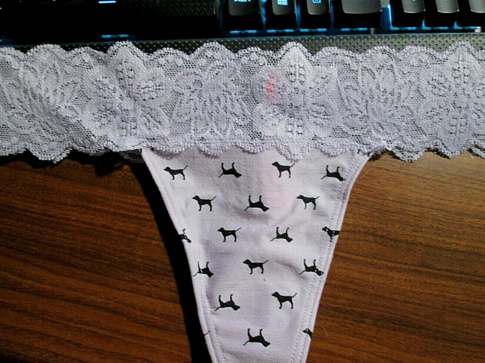 New w/Tag Victoria’s Secret💗🖤Lace Top Thong 🖤XS,S,M,L,XL🖤