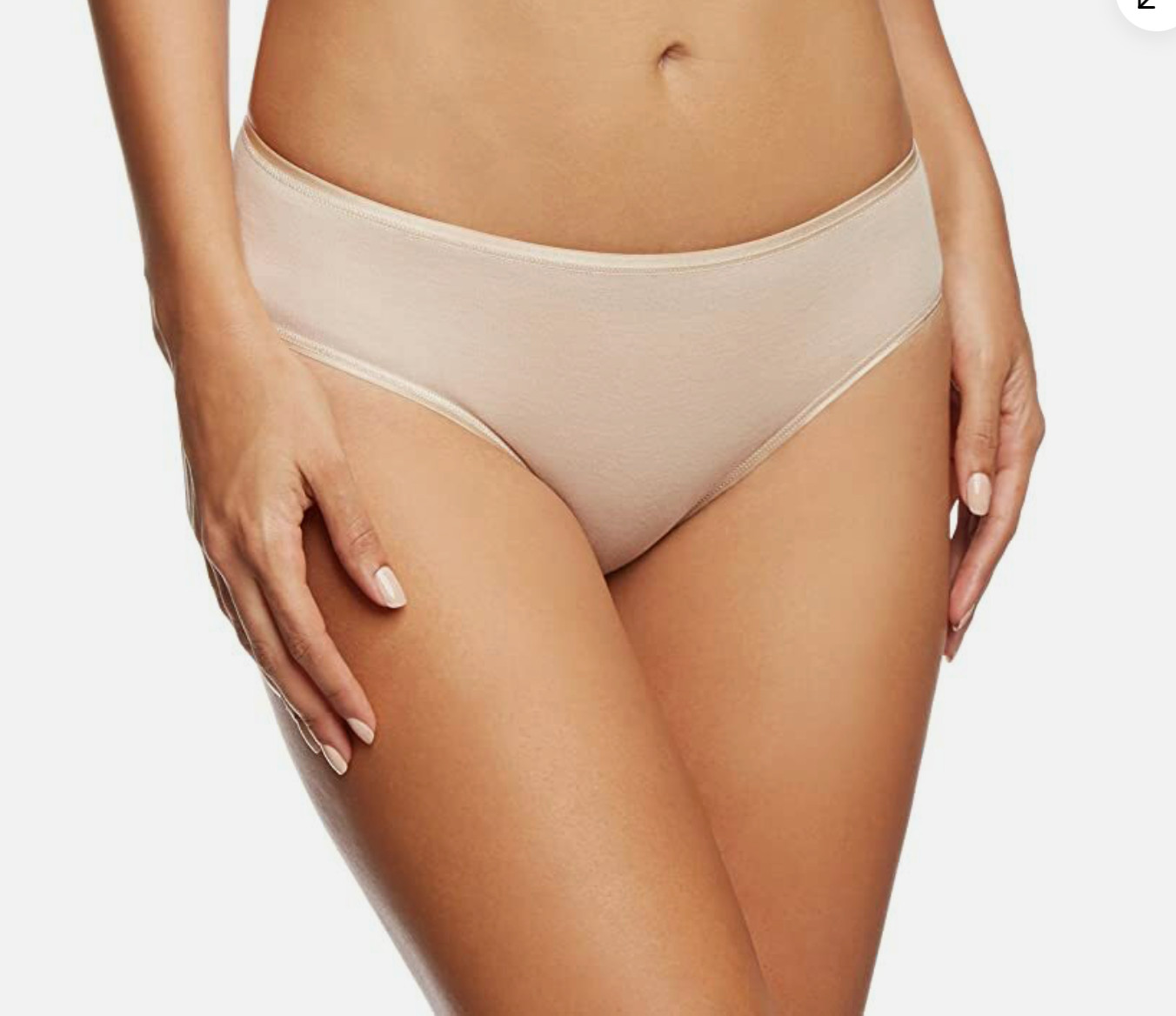 Hanro Touch Feeling High-Cut Briefs Full Brief Peach Whip Size S NWT