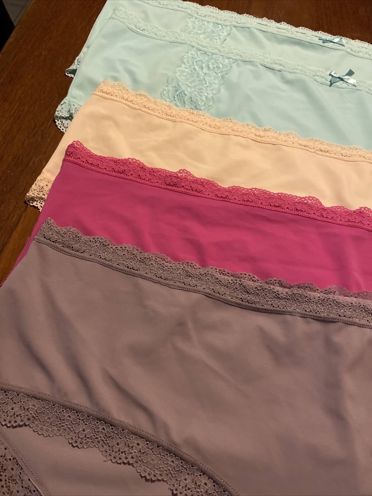 5 X Pairs Size 34/36 Soft Nylon City Chic Hips And Curves Body Briefs Undies