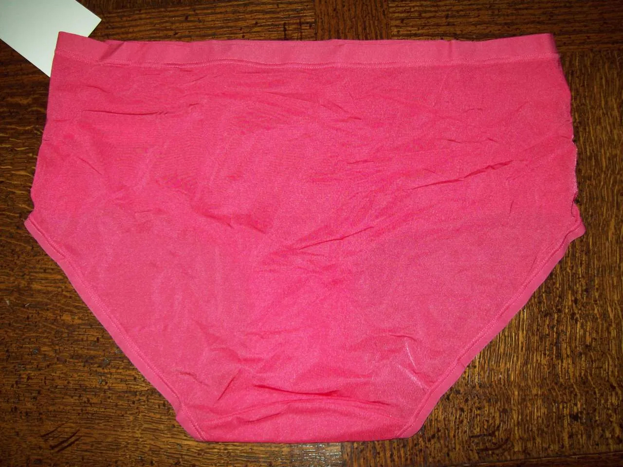 NWT LE MYSTERE INFINITE COMFORT BRIEF PANTIES NYLON SPANDEX 4438 RASPBERRY S/M