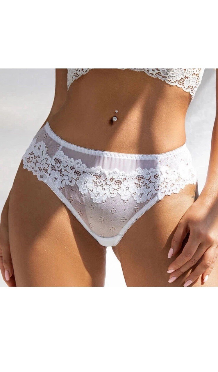 Women’s Floral Lace Brief Panties Underwear, Multicolor, Regular Size Type