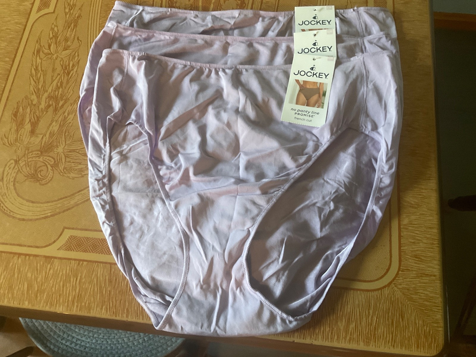 Jockey No Panty Line Promise Light Orchid French Cut Panties- Set of 3- 6-NWT