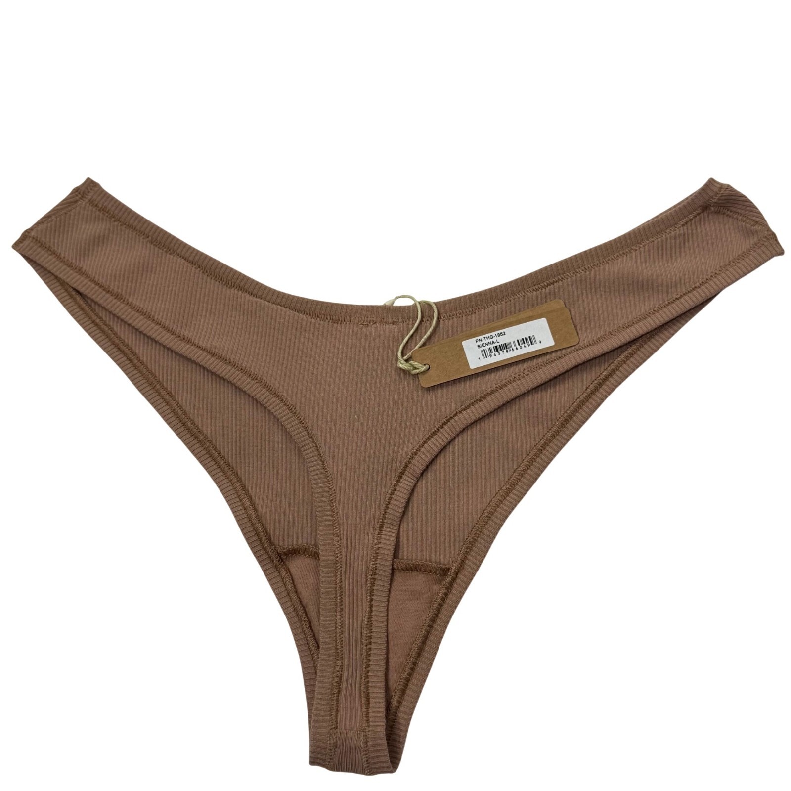 SKIMS Soft Lounge Rib Dipped Thong Team USA Sienna Large