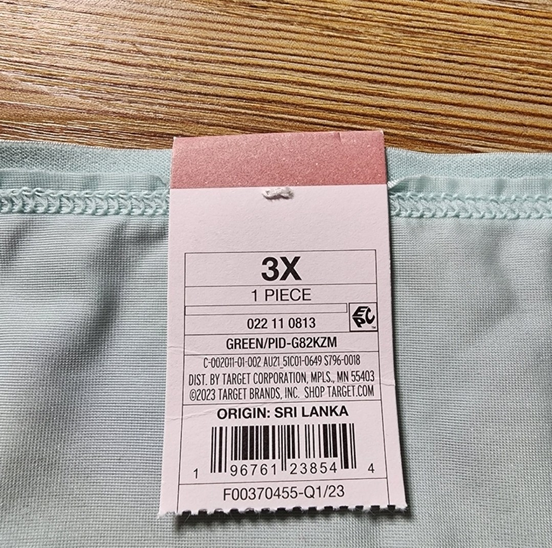 Auden Panties Womens 3X Cheeky Lace Plus Size NEW