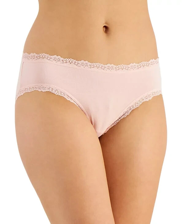 Jenni Women’s Lace Trim Hipster/Core Underwear, Set of 2, Peach skin, XXXL, NWT