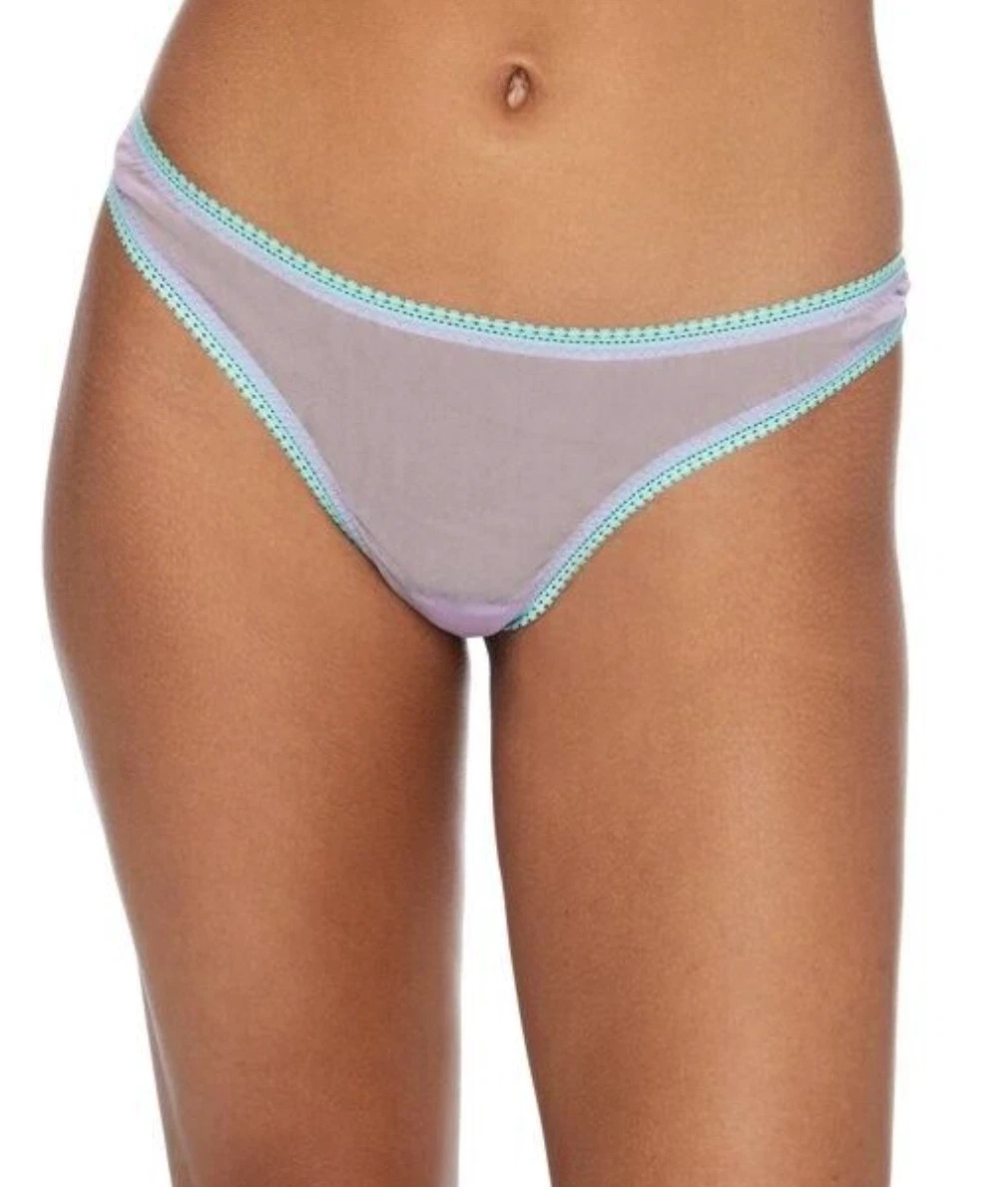 On Gossamer Mesh Hip Bikini Baby Lavendar Size Small L29857