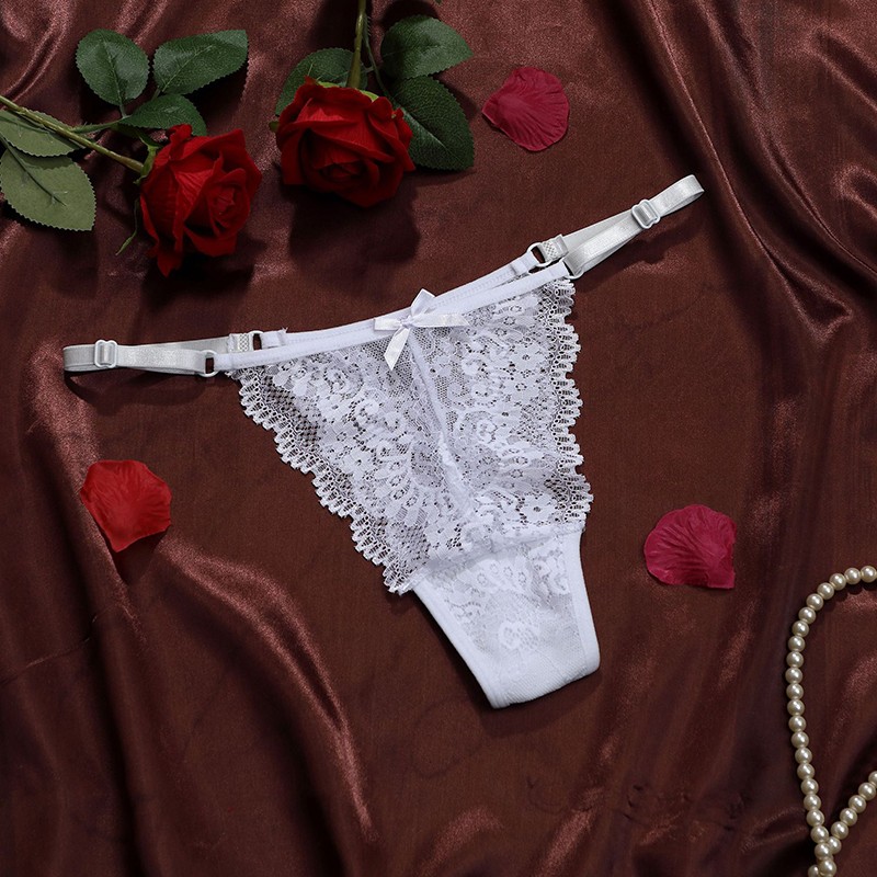 6 Pack Lot Sexy Ladies Womens See Through Lace Panties Thongs Underwear Lingerie