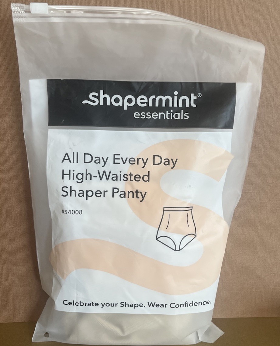 Shapermint Essentials Women’s M/L High-Waisted Shaper Panty 54008 Beige NWT