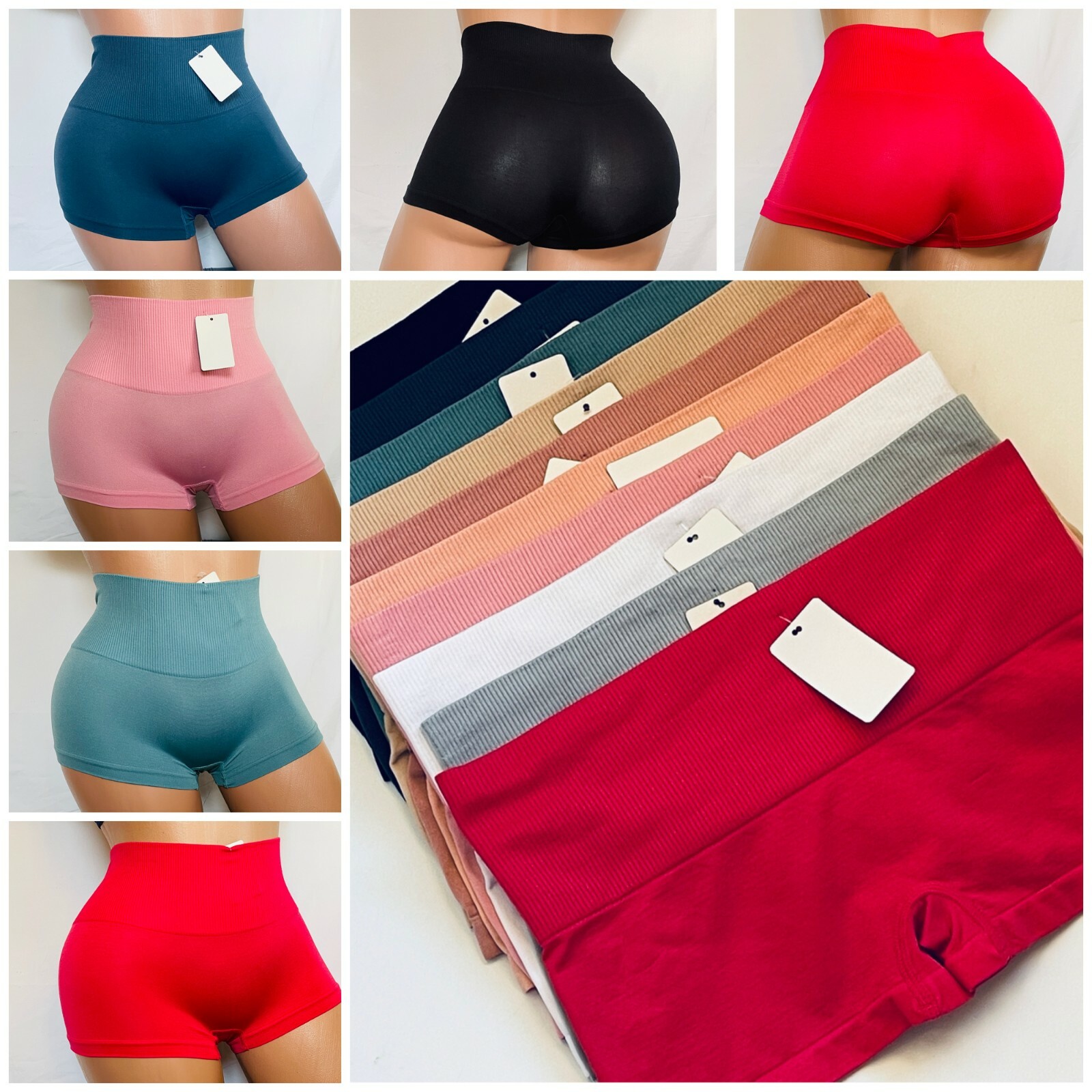 6-12 Boyshorts Hi-Waist TUMMY CONTROL Waist Cinchers High Waist UNDERWEAR S-XL