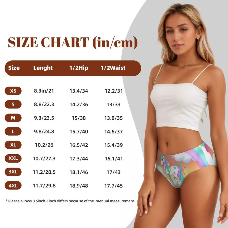Printed Mid Rise Panties Stretch Soft Breathable Briefs Comfortable Fit Wear