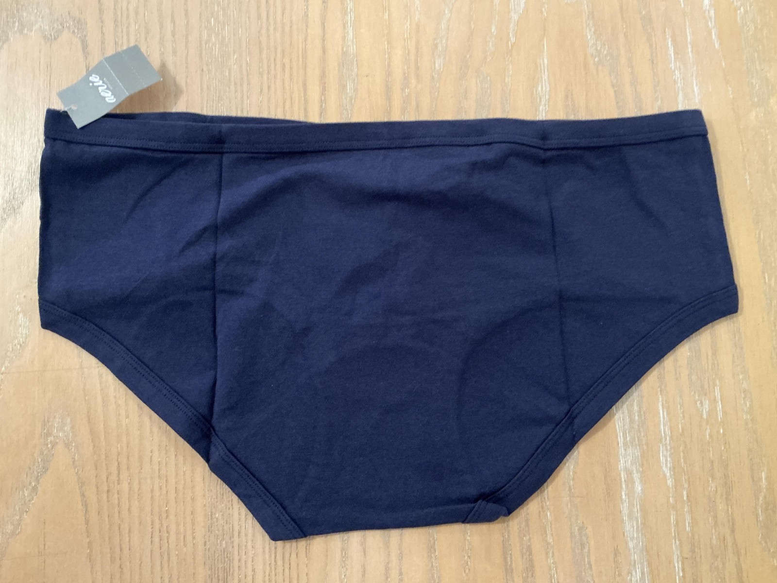 Aerie Panties Womens Large Blue Boyshort Boybrief Polka Dot Solid 2 Pack Lot 2