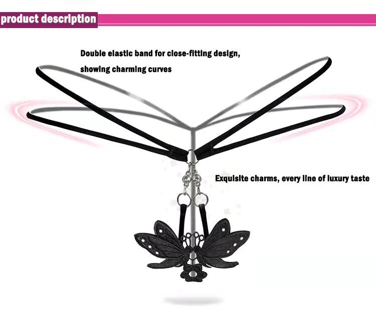 ☆USA☆ Sexy Women Lace Thong G-string Panties Lingerie Underwear Crotchles T-back