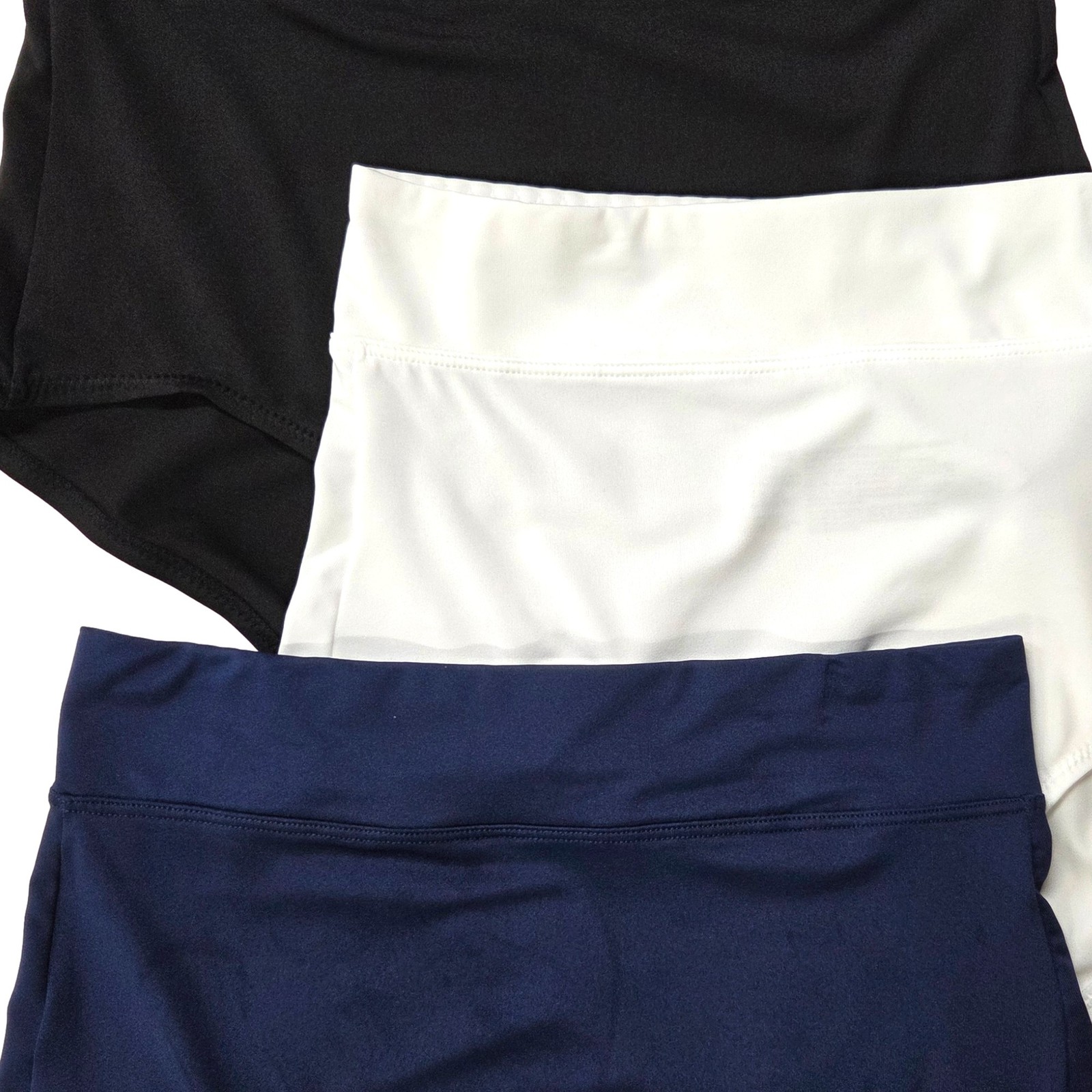 Warners Womens 3pc Microfiber Dig Free Comfort Waist Brief Panty Set Blue