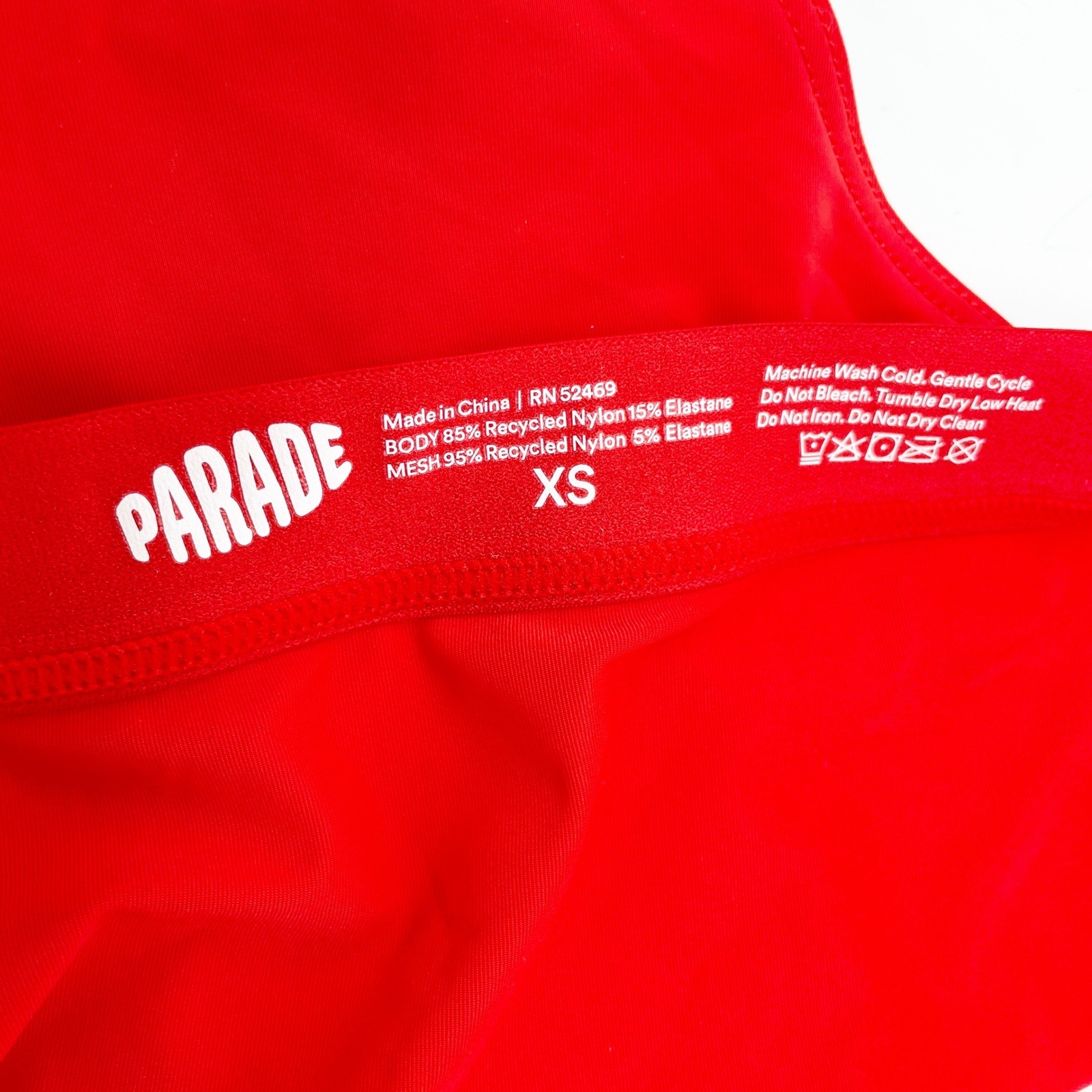 Parade Women’s Red Re:Play Brief Balloon Underwear Panties Size XS