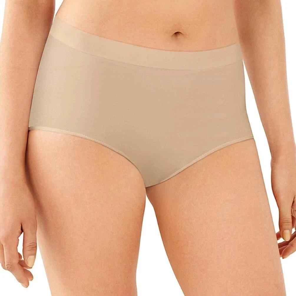 Bali Womens 245468One Smooth U All Over Smoothing Brief Panty Underwear Size M/6