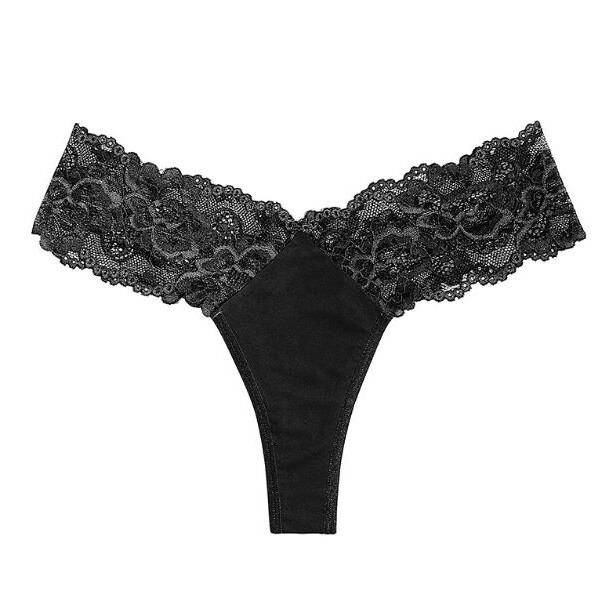 6 Pack Lot Sexy Womens Lace Panties Thongs High Cut Underwear French Underwear
