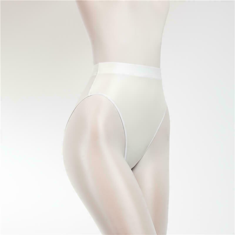 Men Women Oil Shiny Underwear Satin Glossy Wetlook Shorts Panties Briefs Bikini