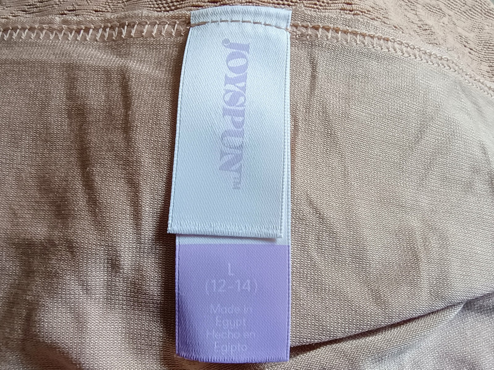 2 Pair NWOT Women’s JOYSPUN Beige LACE WAIST Bikini UNDERWEAR Size L (12-14)