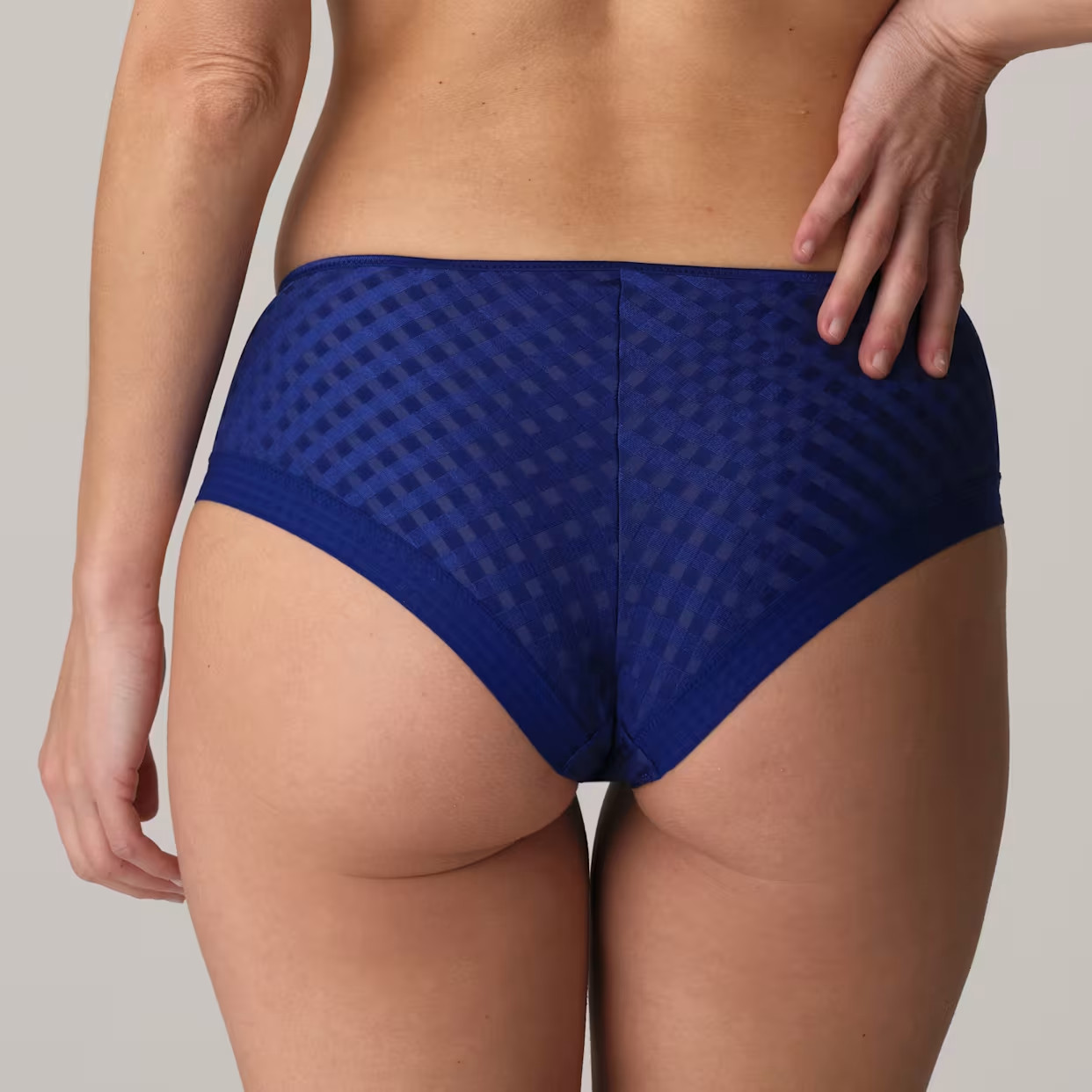 MARIE JO AVERO HOTPANTS PANTIES IN LAZURITE BLUE SIZE SMALL (UK) NEW