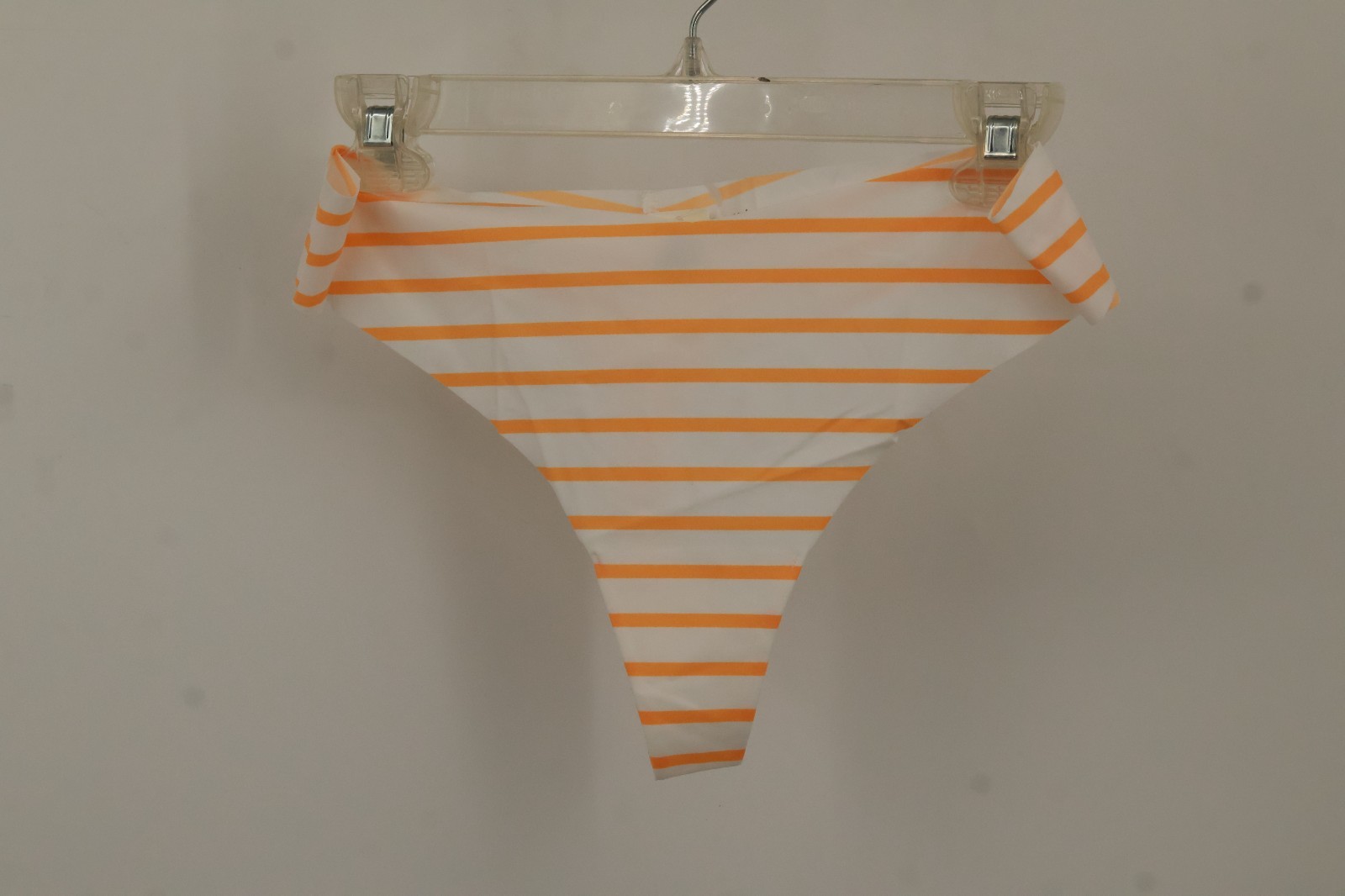 Aerie 3 Pack Orange White Stripes Seamless High Waisted Thong Underwear XXL NWT