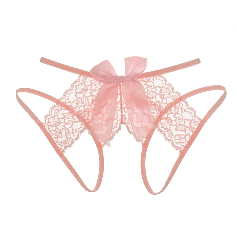 Women Lace Crotchless Plus Size G String Thongs Panties Summer Knicker