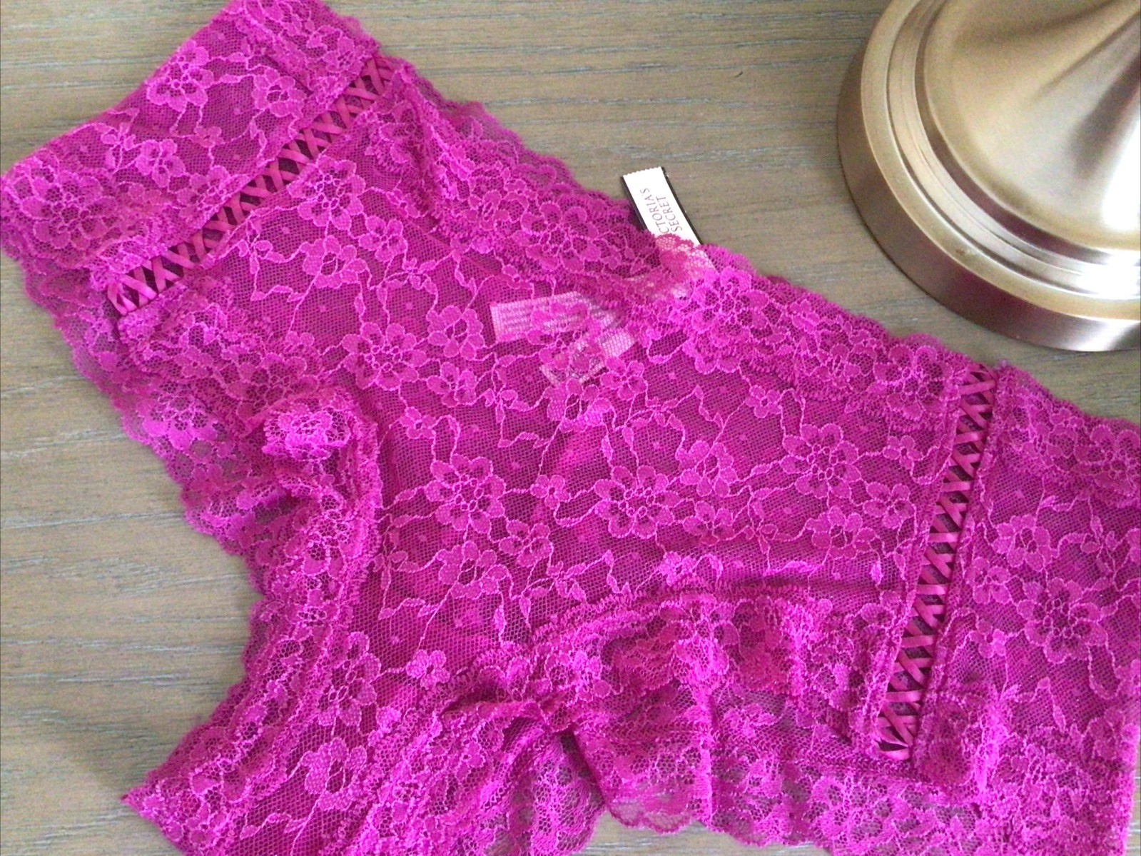 Victoria’s Secret Women’s LaCie Cheeky In Fushia Size XL New