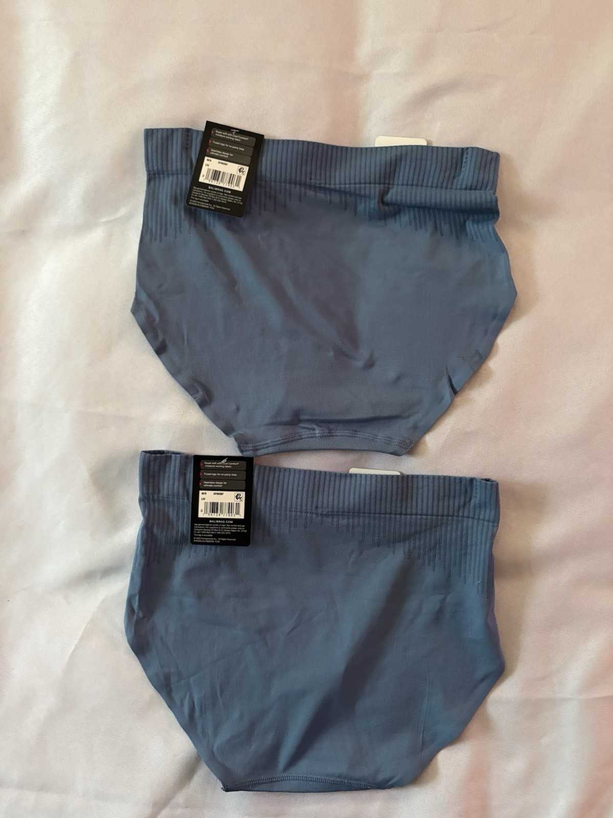NEW Bali Comfort Revolution Modern Seamless Brief Panty 2 Pair Medium 6 DFMSBF