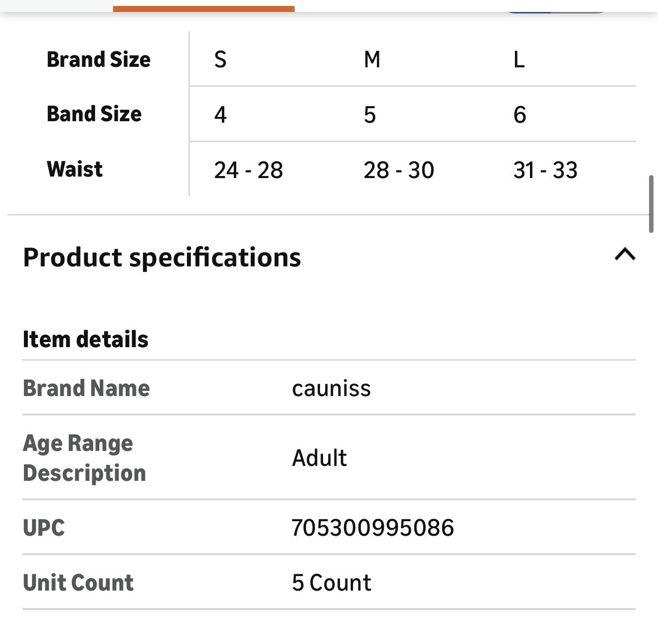 cauniss Womens High Waist Cotton Panties C Section Recovery Postpartum 5 Pack L