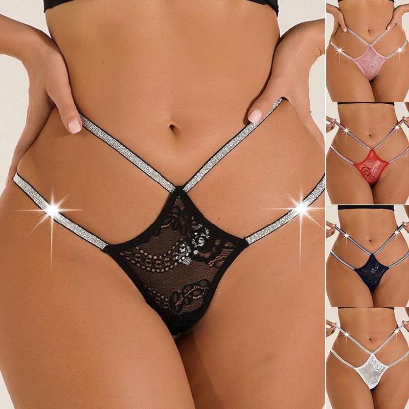 Women’s Sexy Lace Panties Briefs Underwear Lingerie Knickers Thongs G-String US