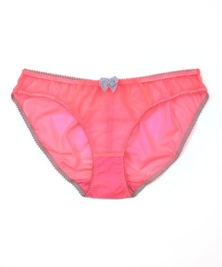 Claudette Dessous Hot Coral Pink Bikini Panty Briefs Women’s Lingerie Underwear