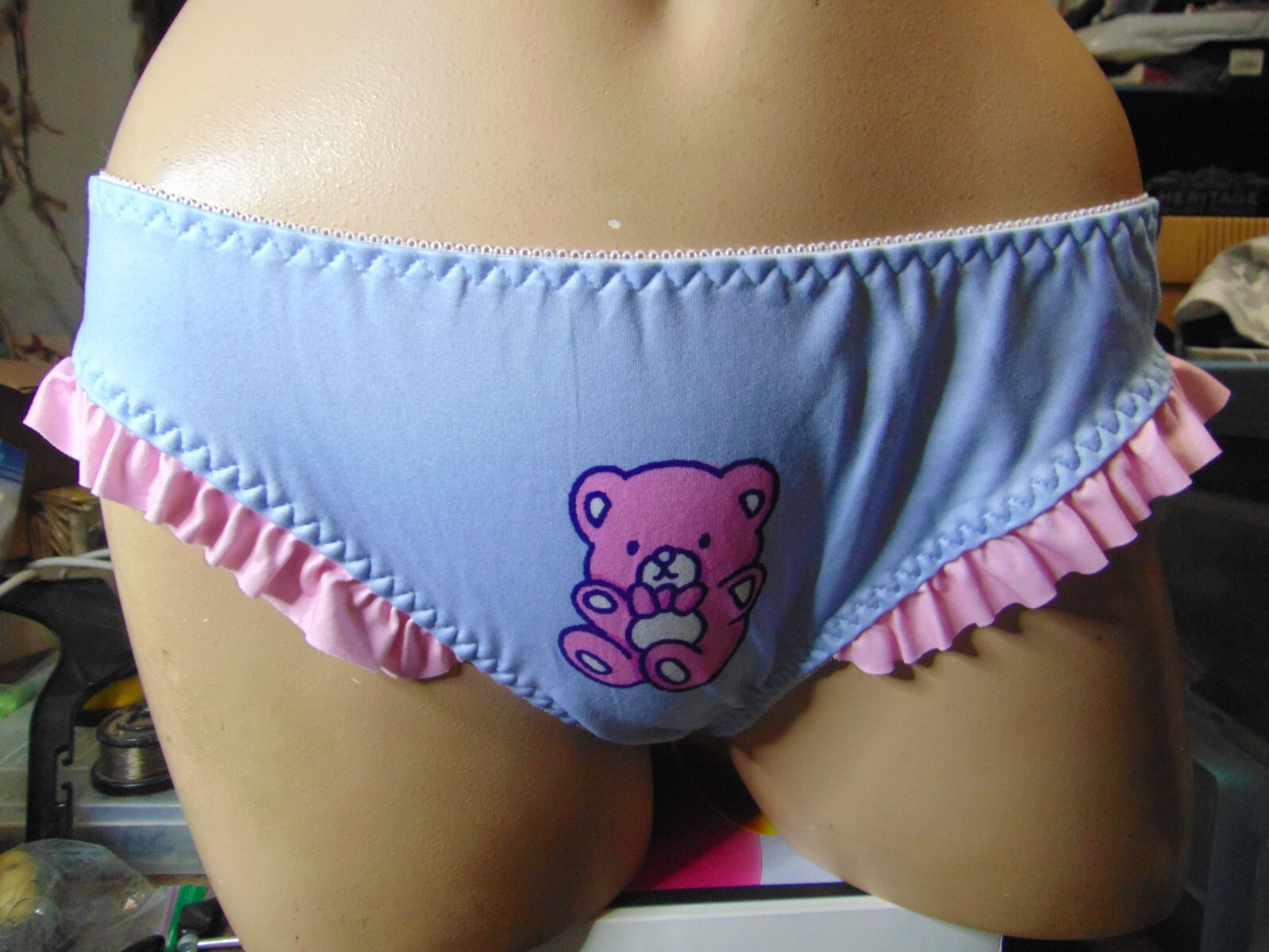 Nice Quality Women’s Men’s Baby Colors Frilly Sissy Brief Panties Size X Large