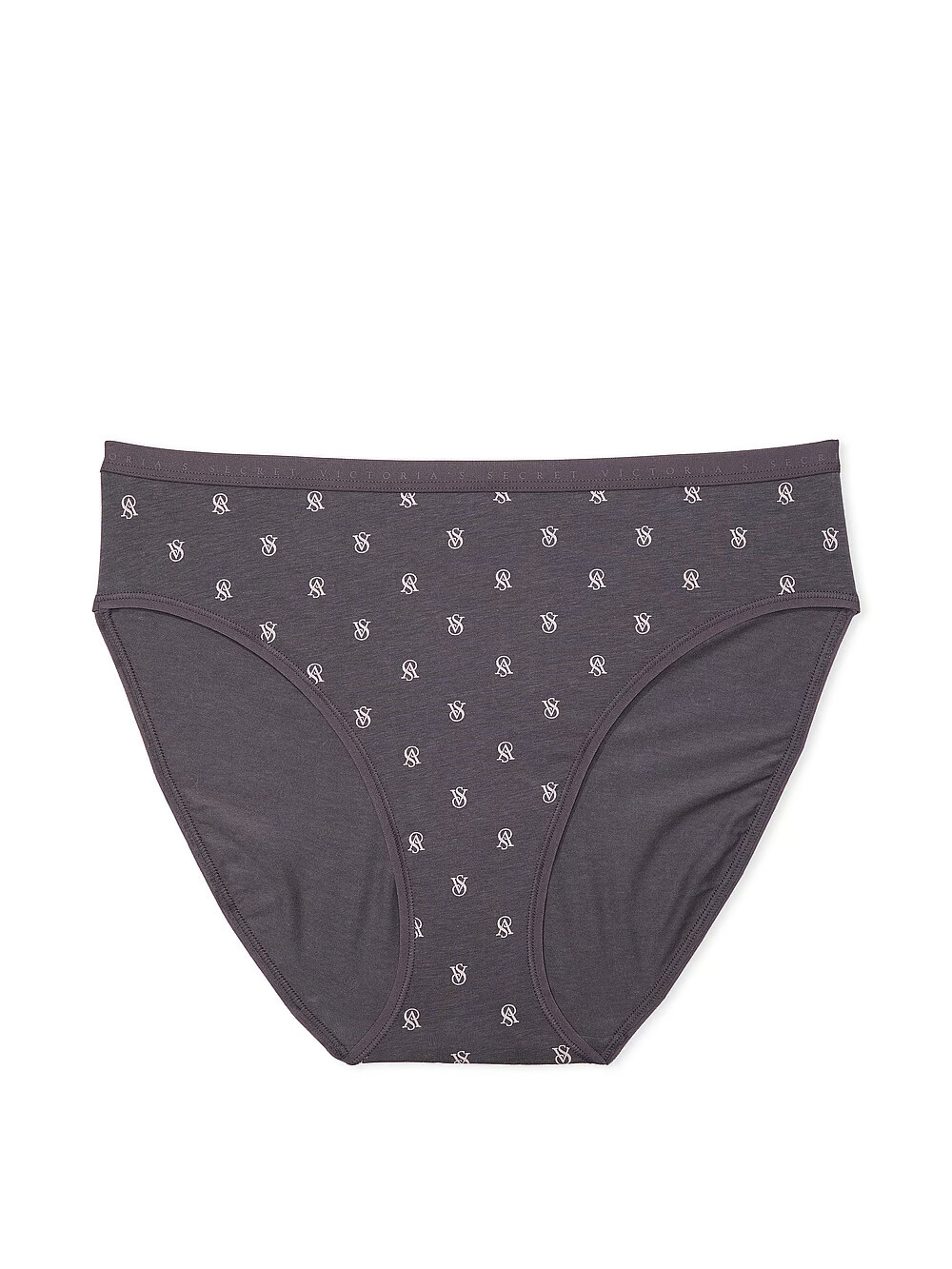 S M L XL XXL Tornado Grey LOGO Cotton Victorias Secret HighLeg Waist Brief Panty