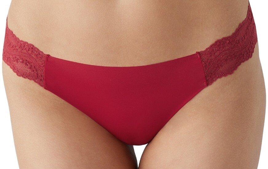 b.tempt’d by Wacoal 976267 b.tempt’d b.bare Thong Red Size Small