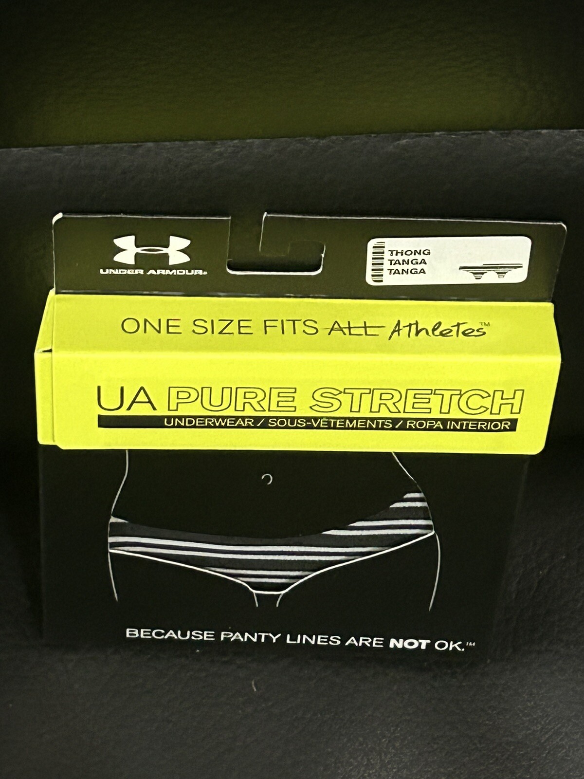 Under Armour Womens One Size Fits Athletes UA Pure Stretch thong lot of 6