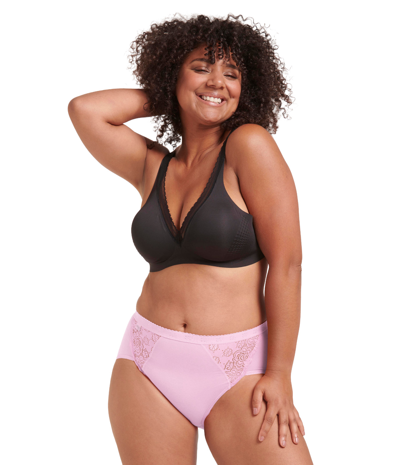 Sloggi Chic Midi Brief Lace Knickers 4 Pack 85% Cotton 10214674 RRP £48.00