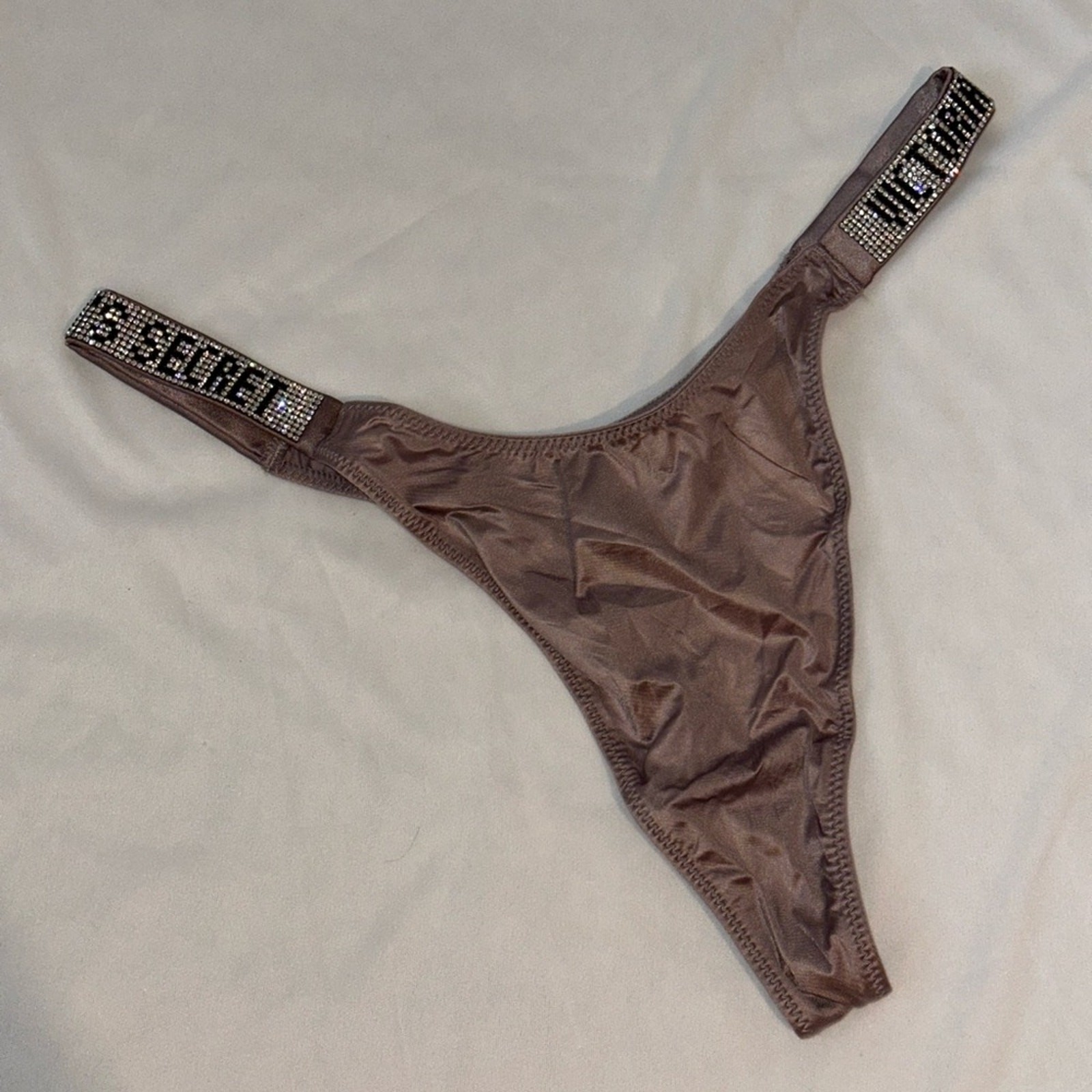 VS Bling shine strap thong- Purple mauve