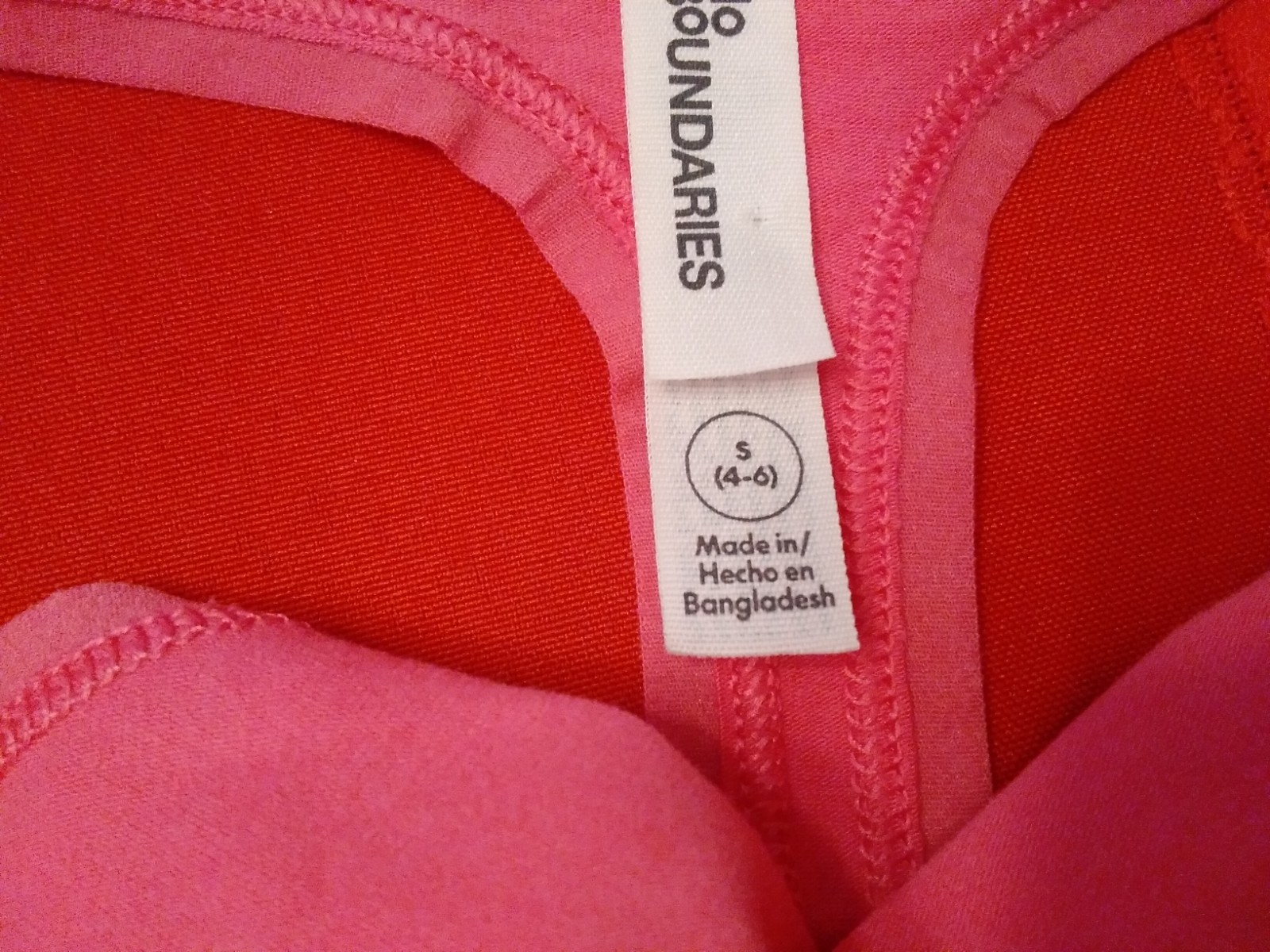 Panties No Boundaries 3 PAIR THONGS Pink Blue Green S 4-6