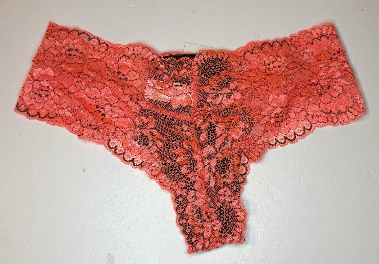 Brazilian Panties Size Medium Color Black/orange And Black/silver